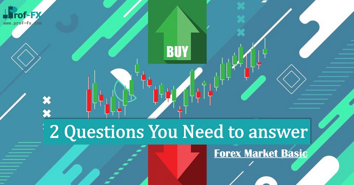 2 Questions You Need to answer in Forex