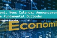 Economic News Calendar Announcement