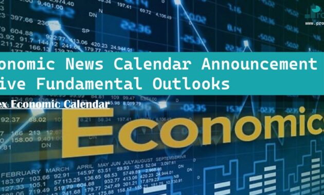 Economic News Calendar Announcement