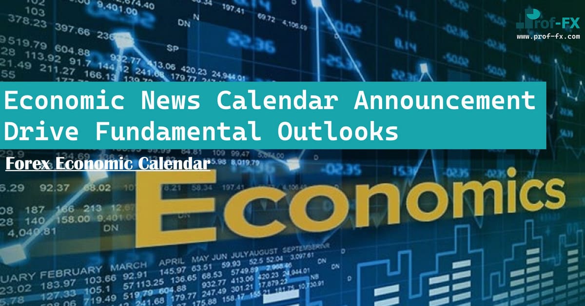 Economic News Calendar Announcement