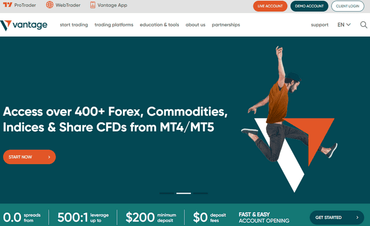 Vantage Forex Broker