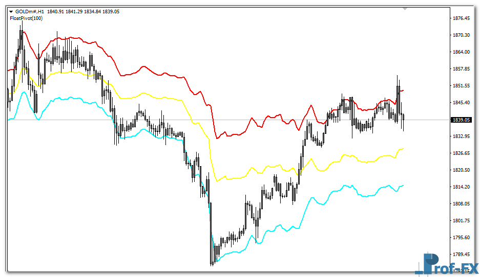 Float Pivot Point mt4 indicator